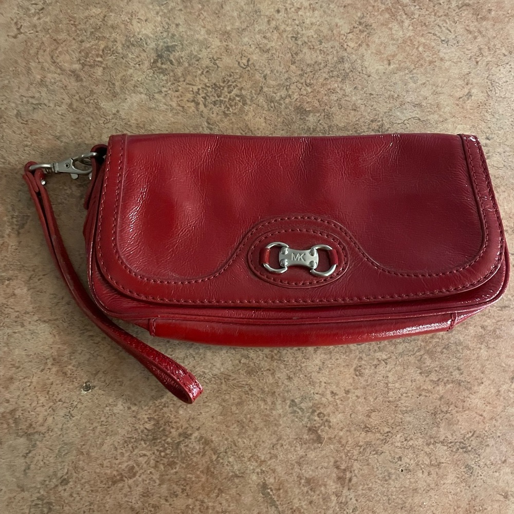 Nice red Michael Kors wristlet